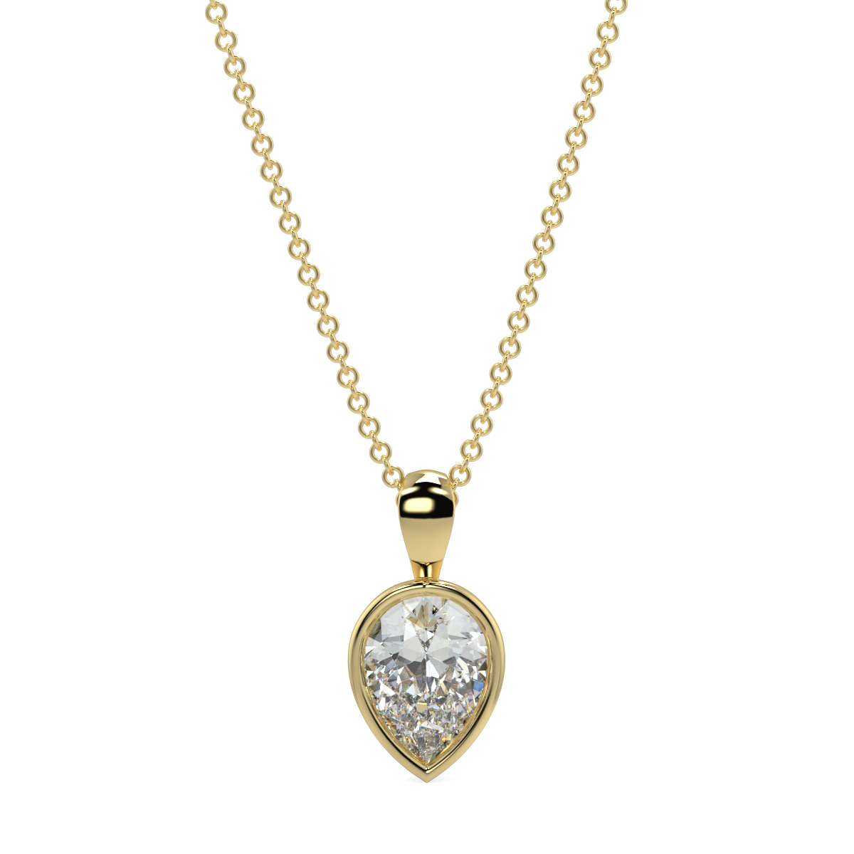 Solitaire Diamond Pendant
