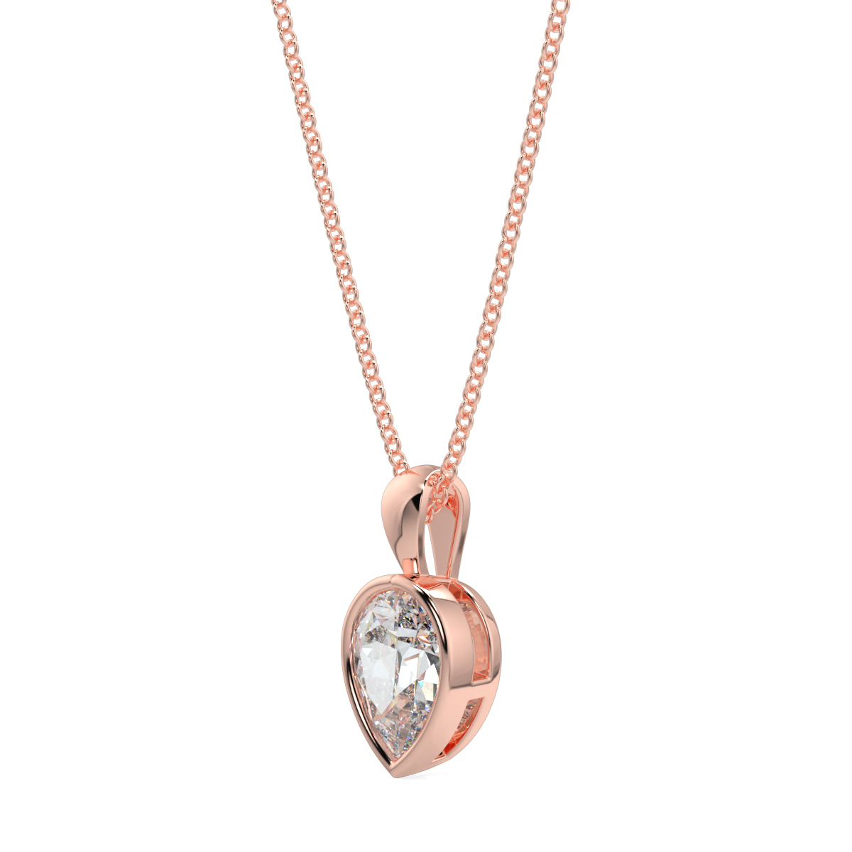 Solitaire Diamond Pendant