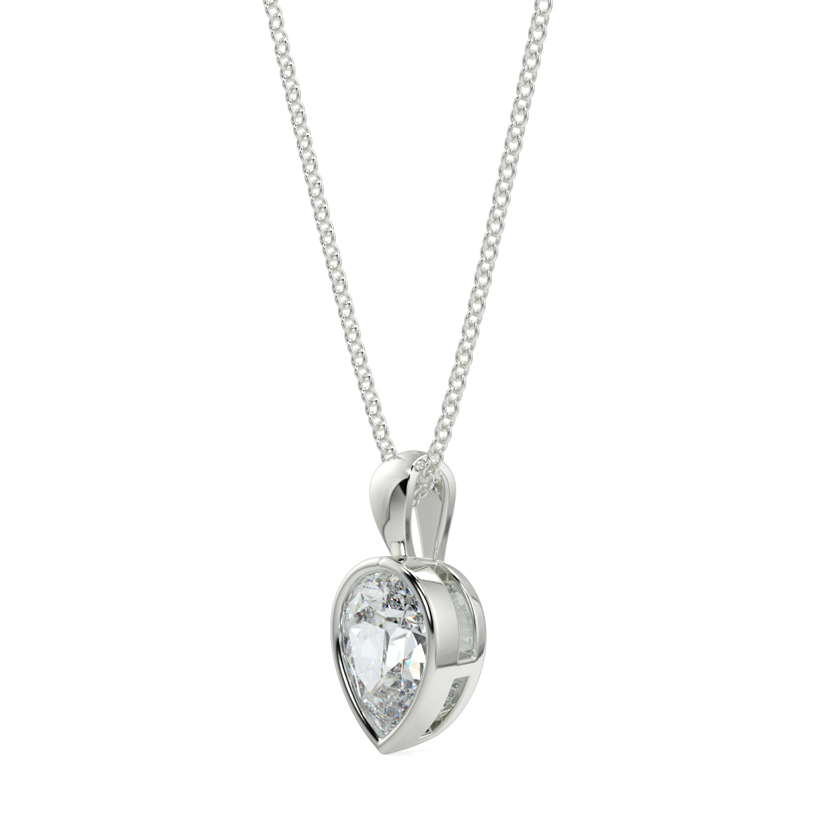 Solitaire Diamond Pendant