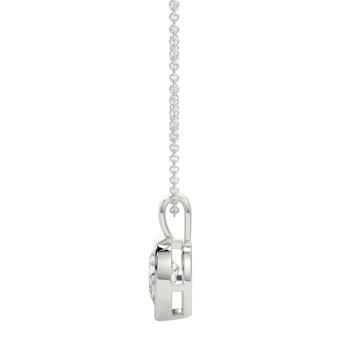 Solitaire Diamond Pendant