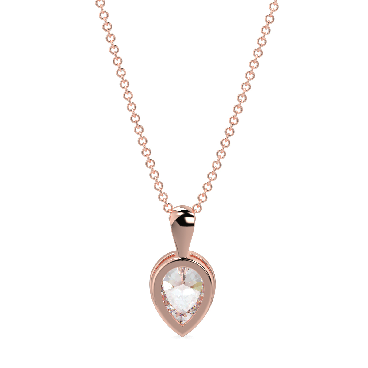Solitaire Diamond Pendant