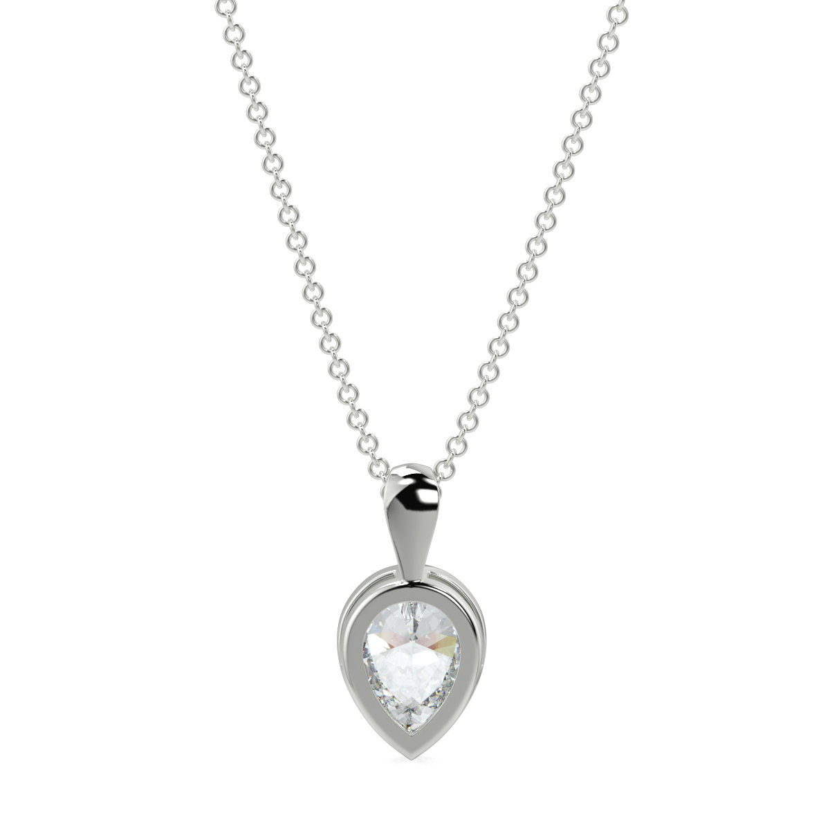 Solitaire Diamond Pendant