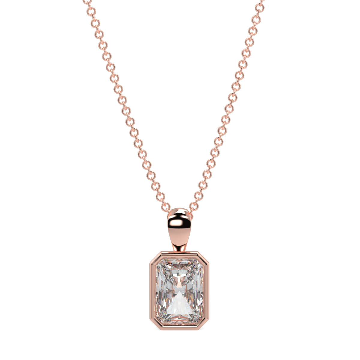 Solitaire Diamond Pendant