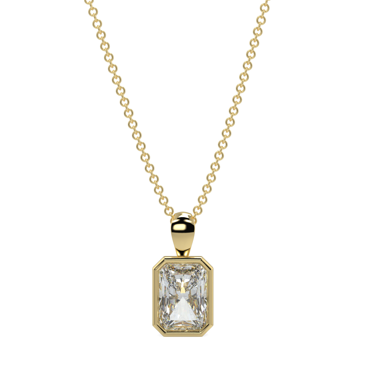 Solitaire Diamond Pendant