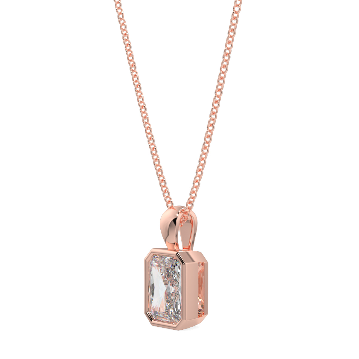 Solitaire Diamond Pendant