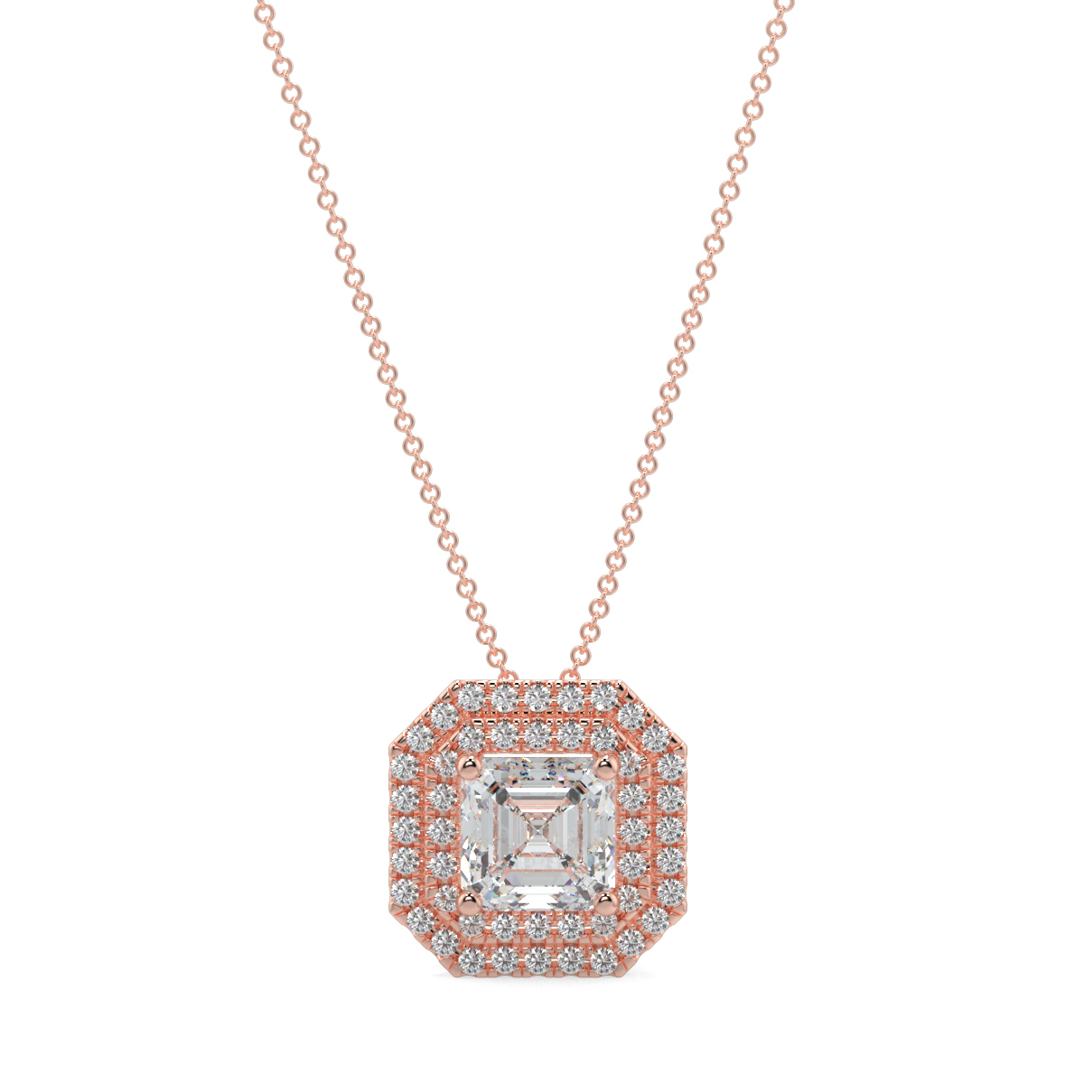 Halo Diamond Pendant