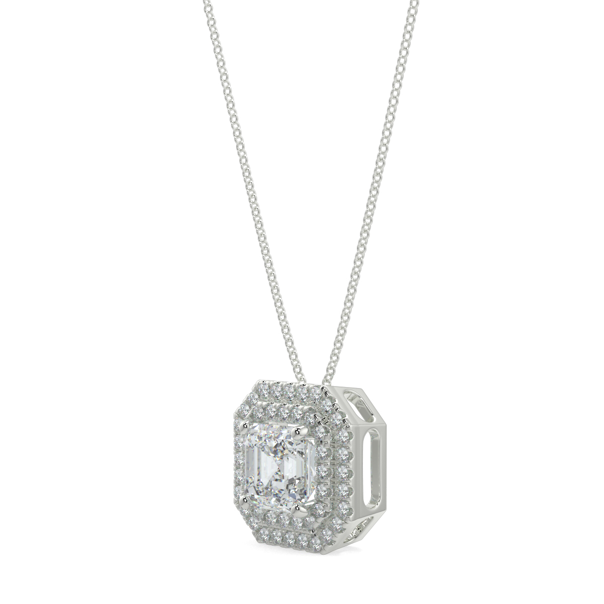 Halo Diamond Pendant