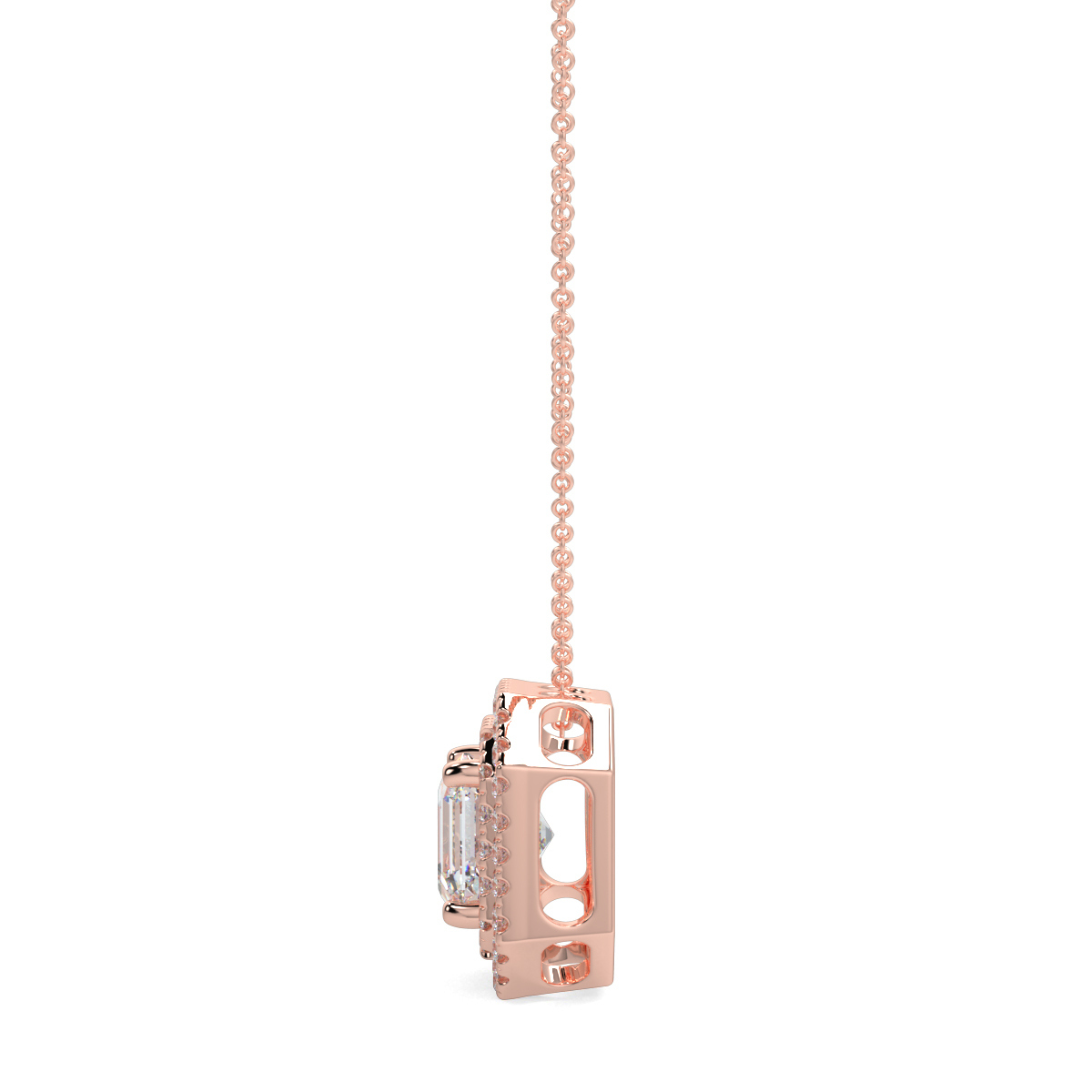 Halo Diamond Pendant