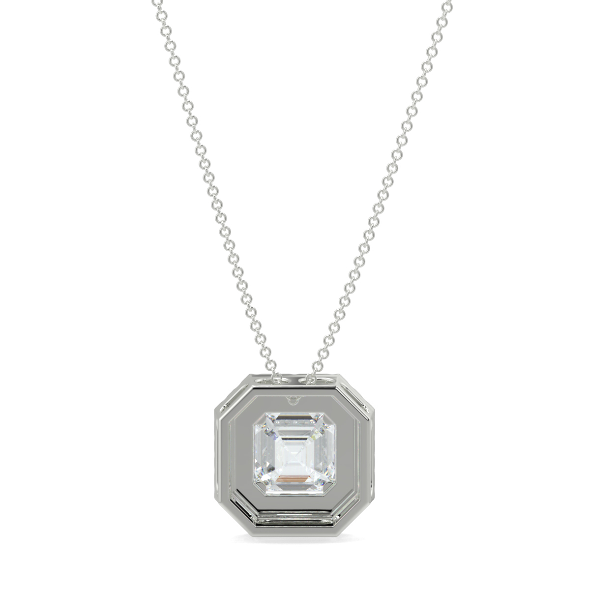 Halo Diamond Pendant