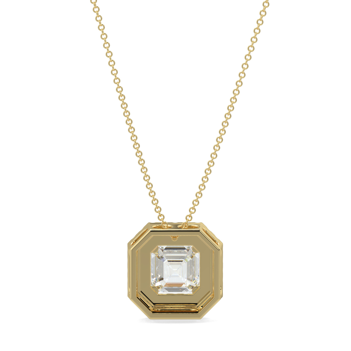 Halo Diamond Pendant