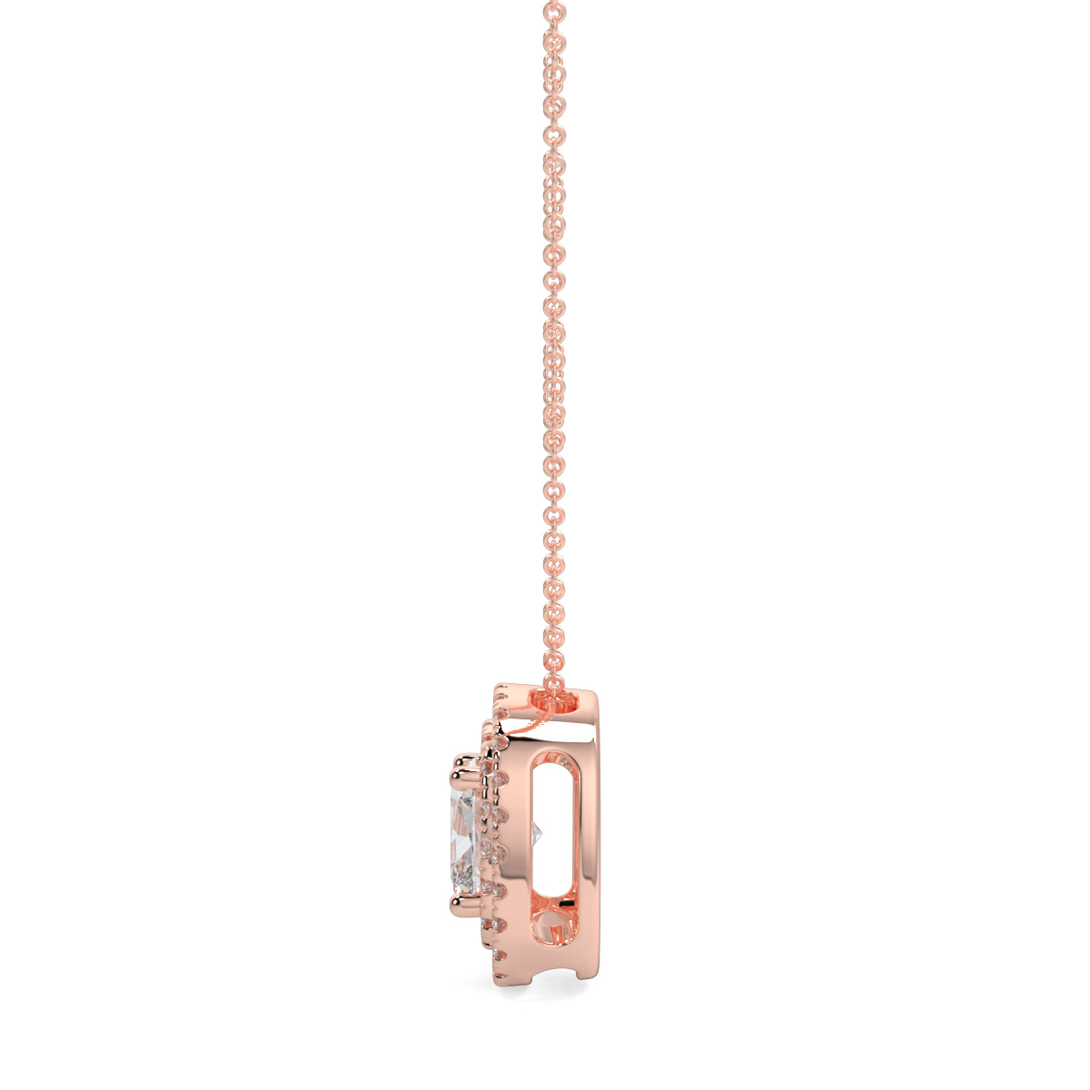 Halo Diamond Pendant