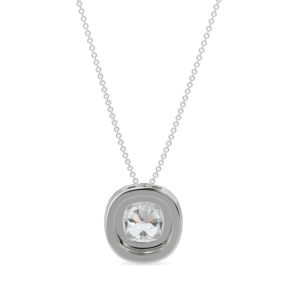 Halo Diamond Pendant
