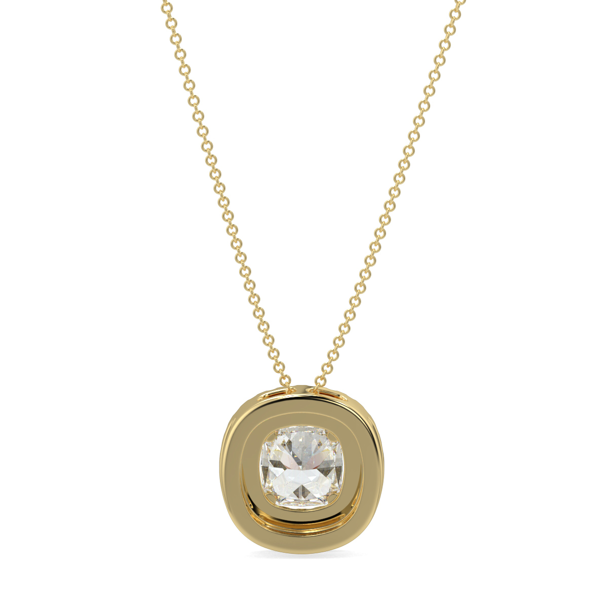 Halo Diamond Pendant