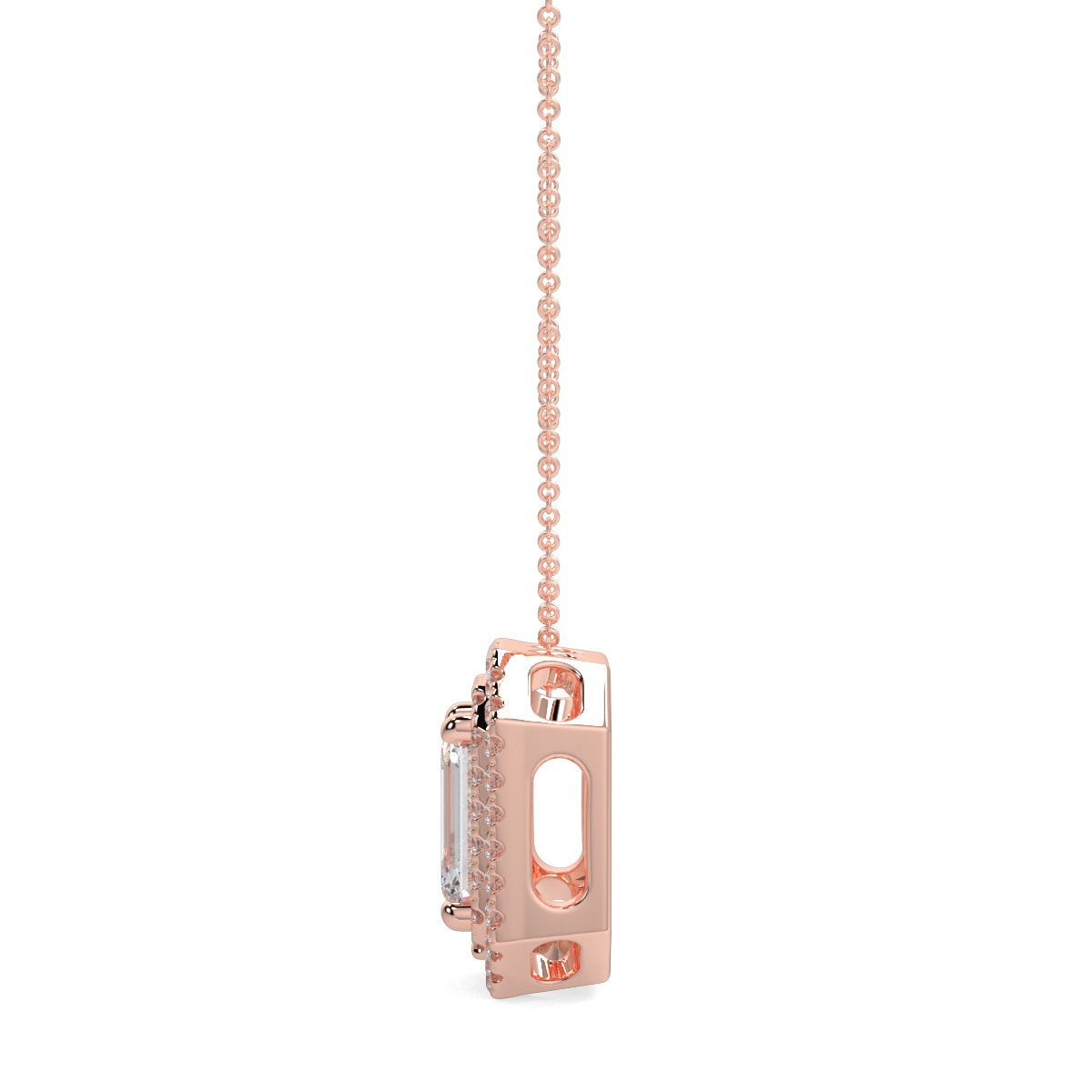 Halo Diamond Pendant