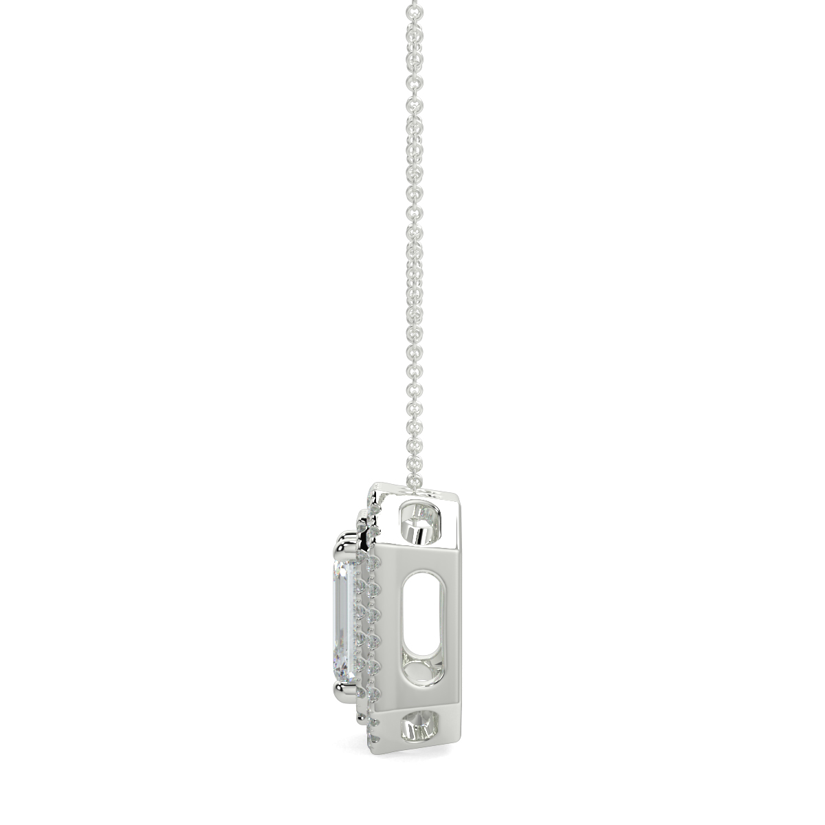 Halo Diamond Pendant