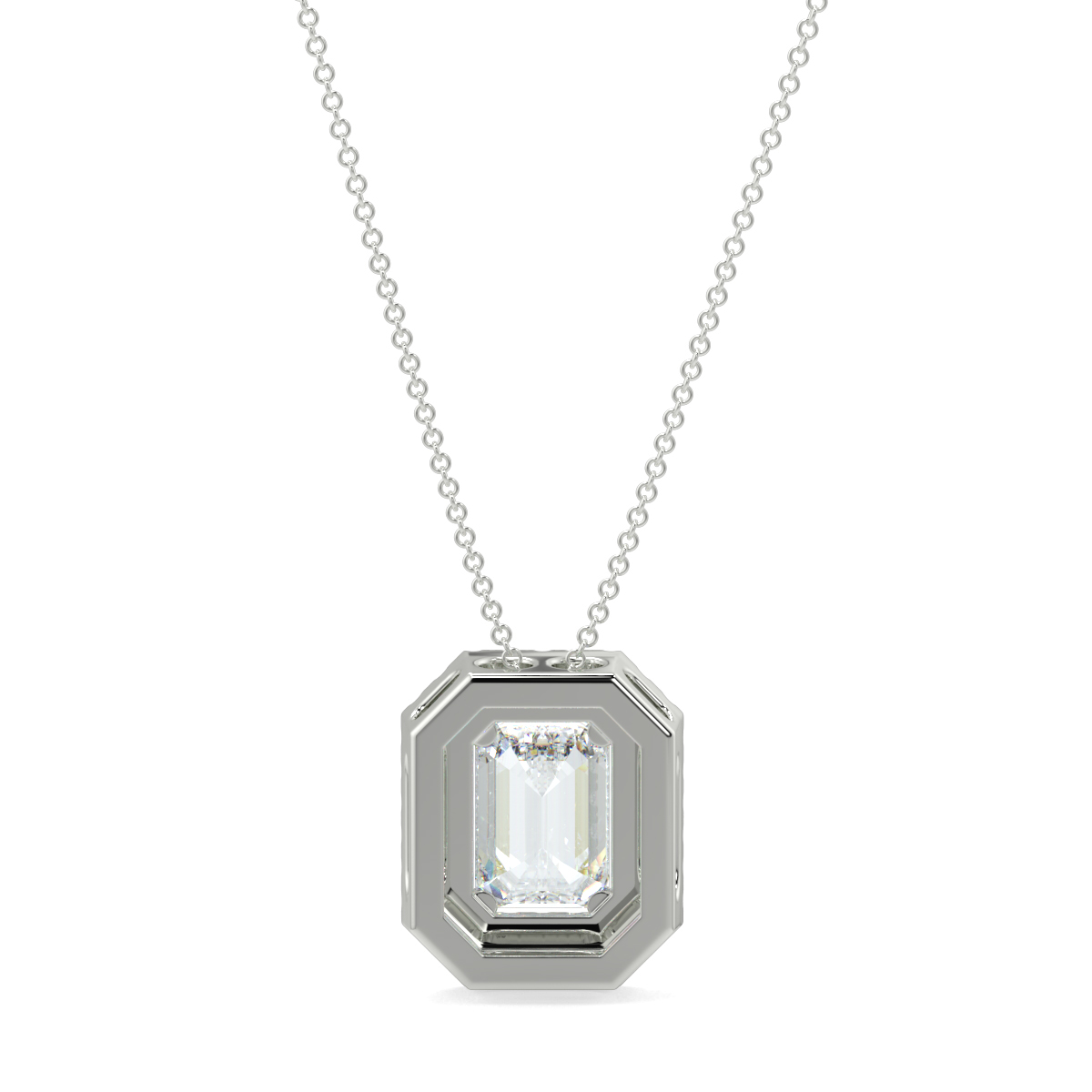 Halo Diamond Pendant