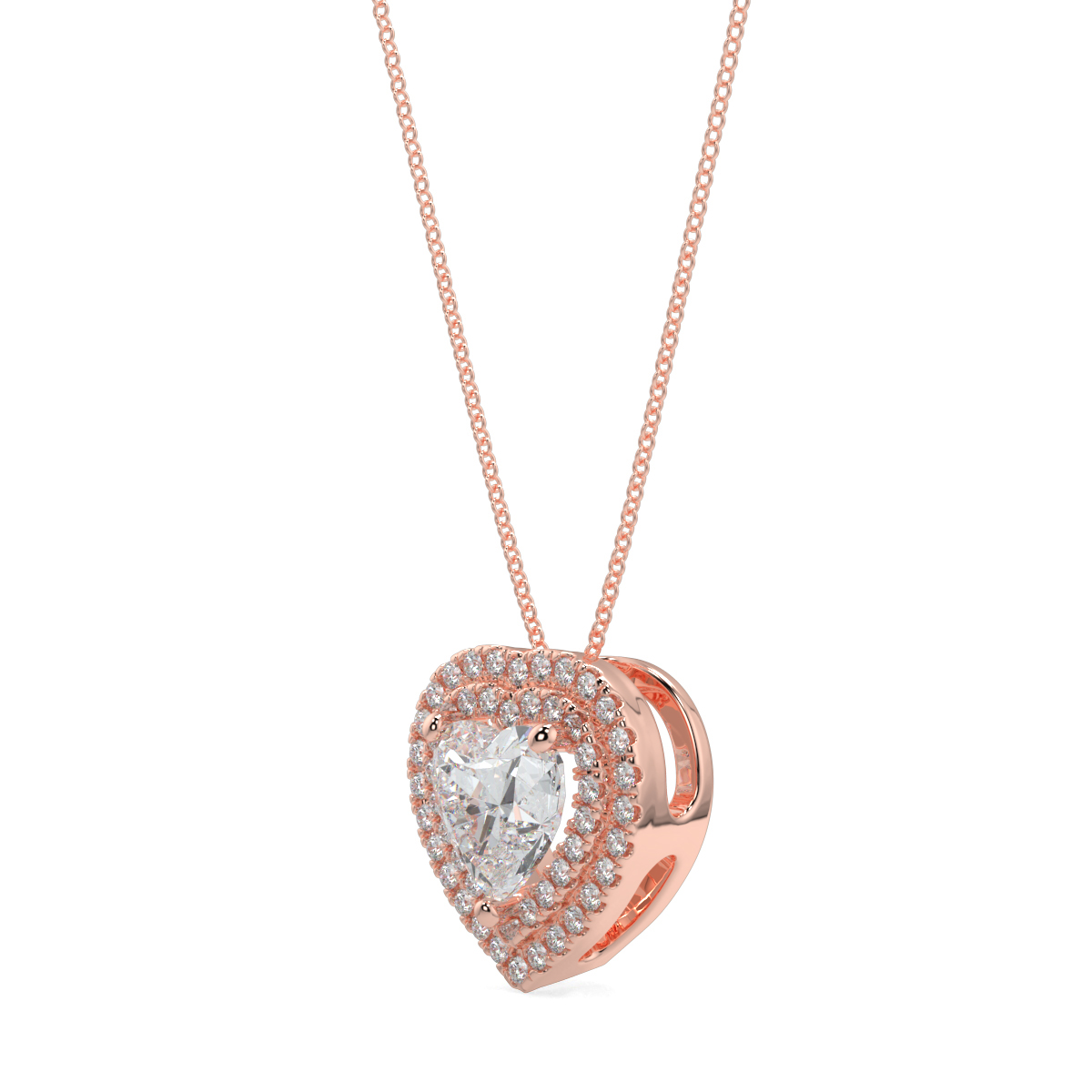 Halo Diamond Pendant