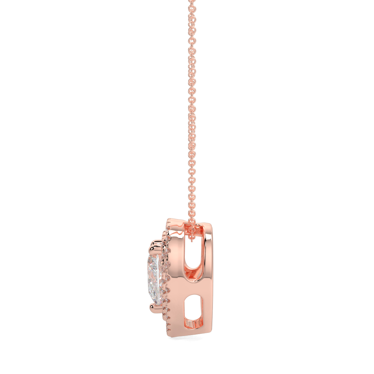 Halo Diamond Pendant