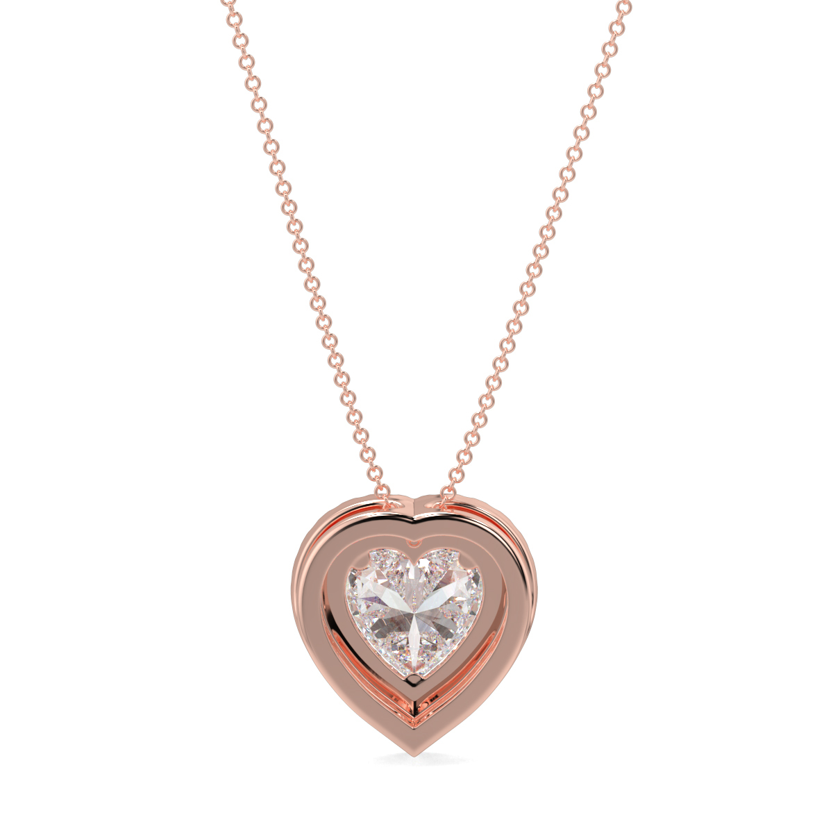 Halo Diamond Pendant