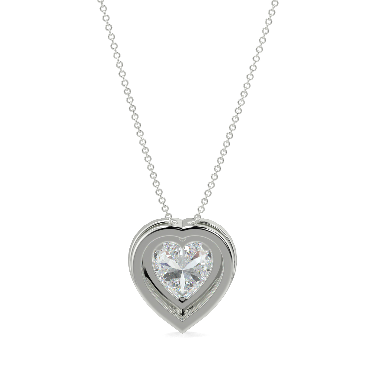 Halo Diamond Pendant