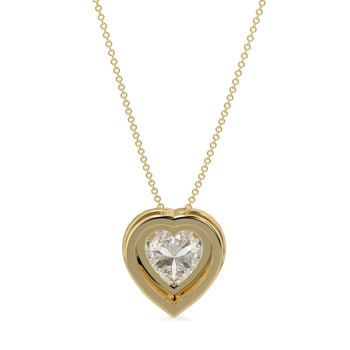 Halo Diamond Pendant