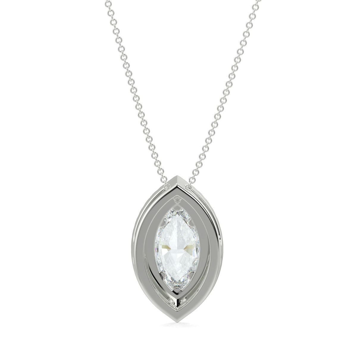 Halo Diamond Pendant
