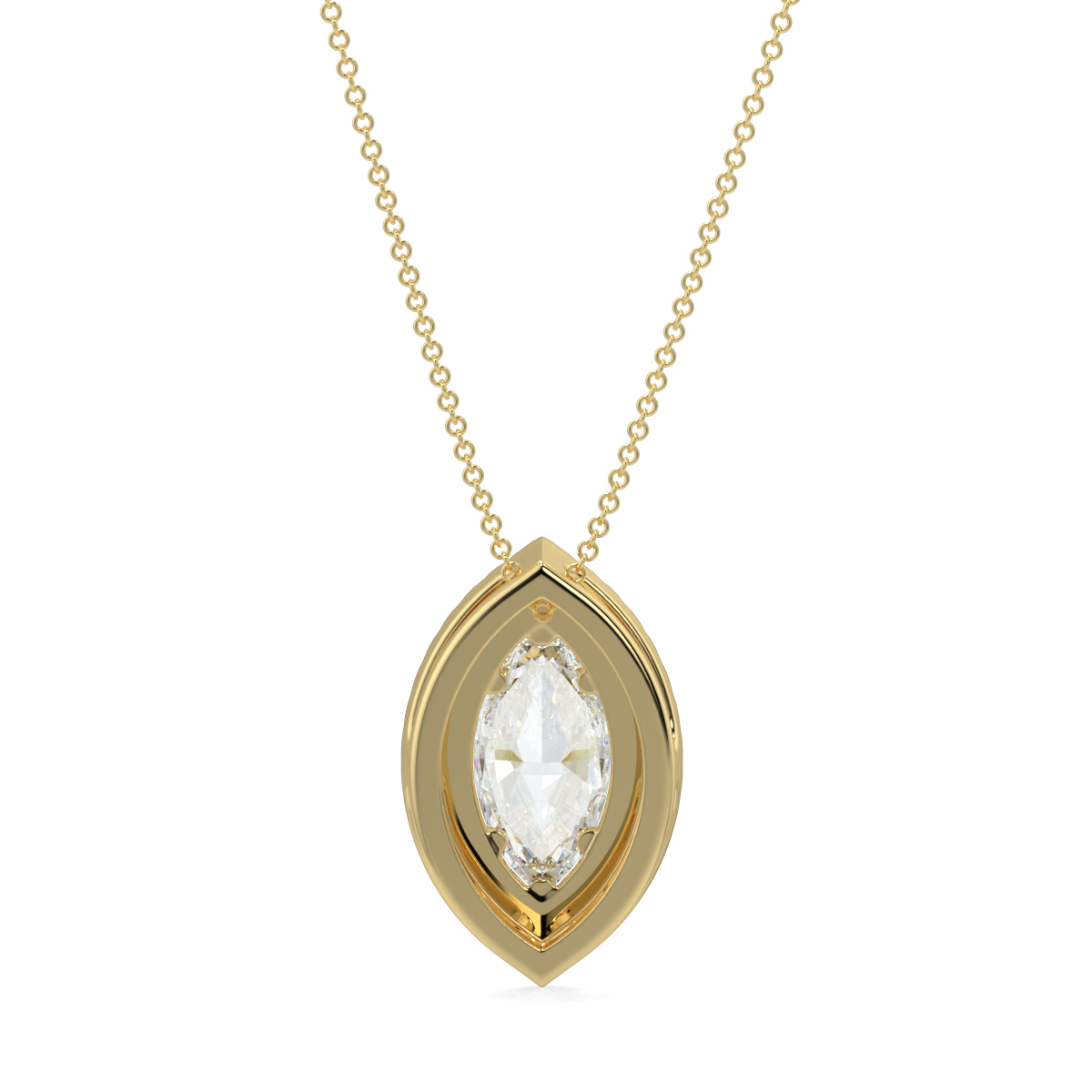 Halo Diamond Pendant
