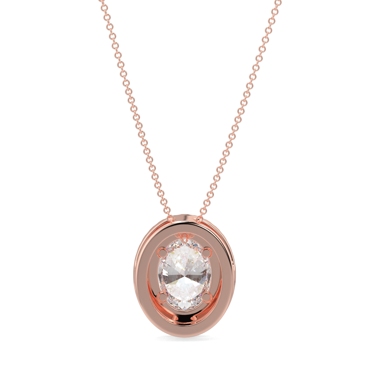Halo Diamond Pendant