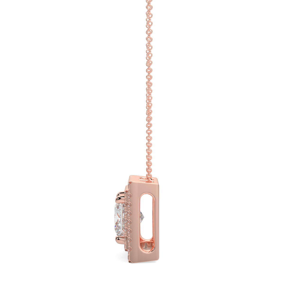 Halo Diamond Pendant