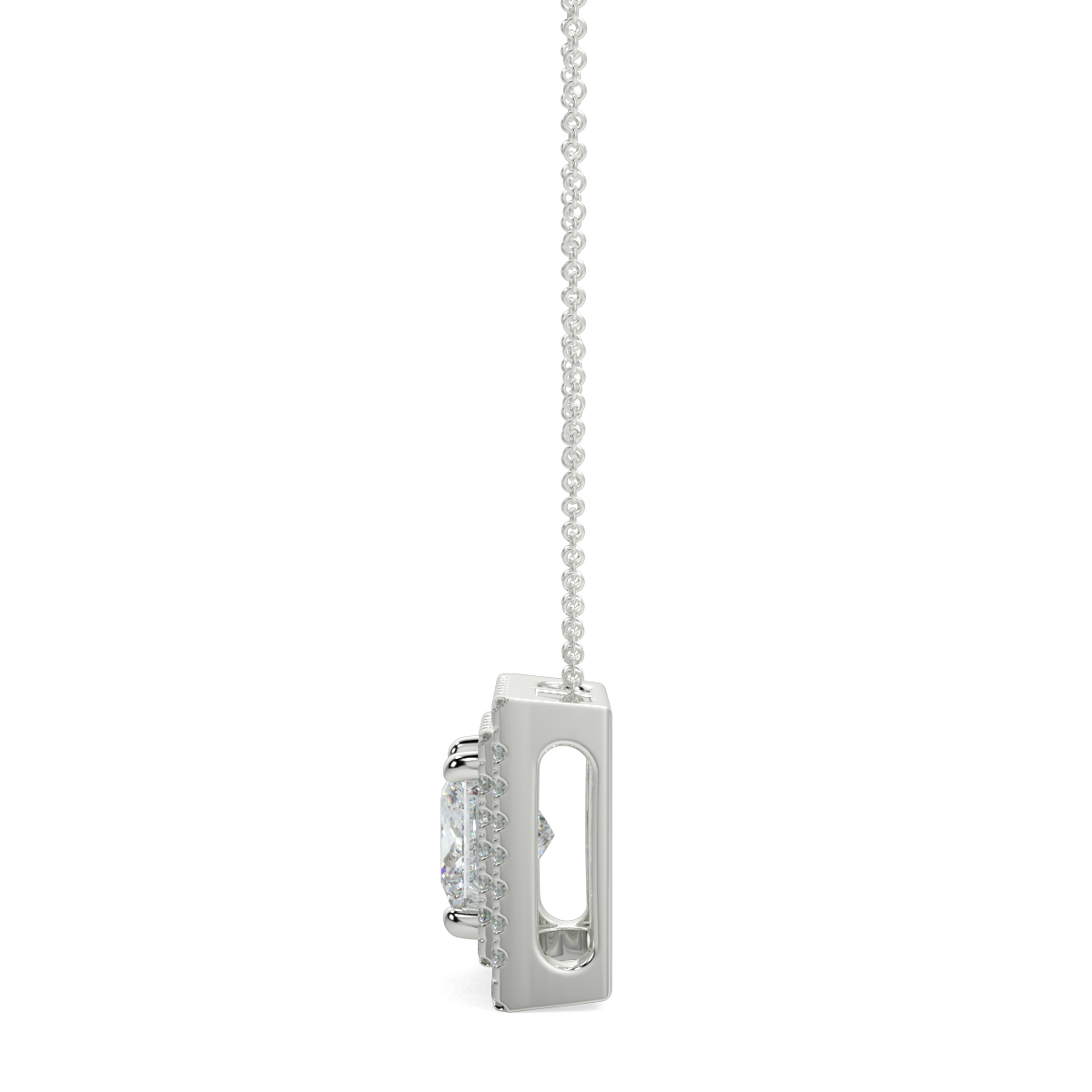Halo Diamond Pendant