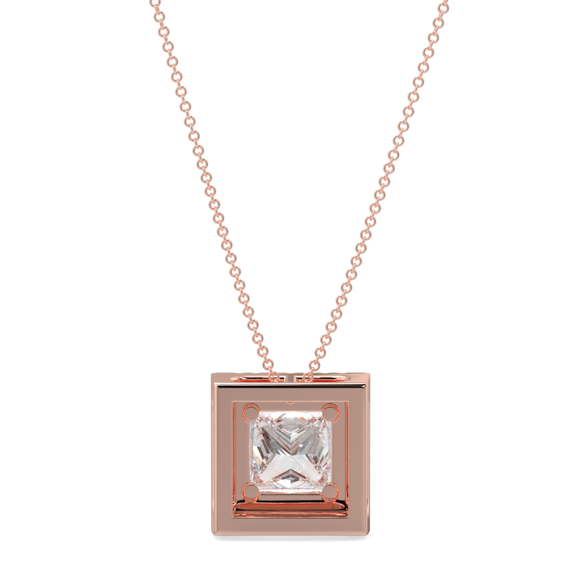 Halo Diamond Pendant