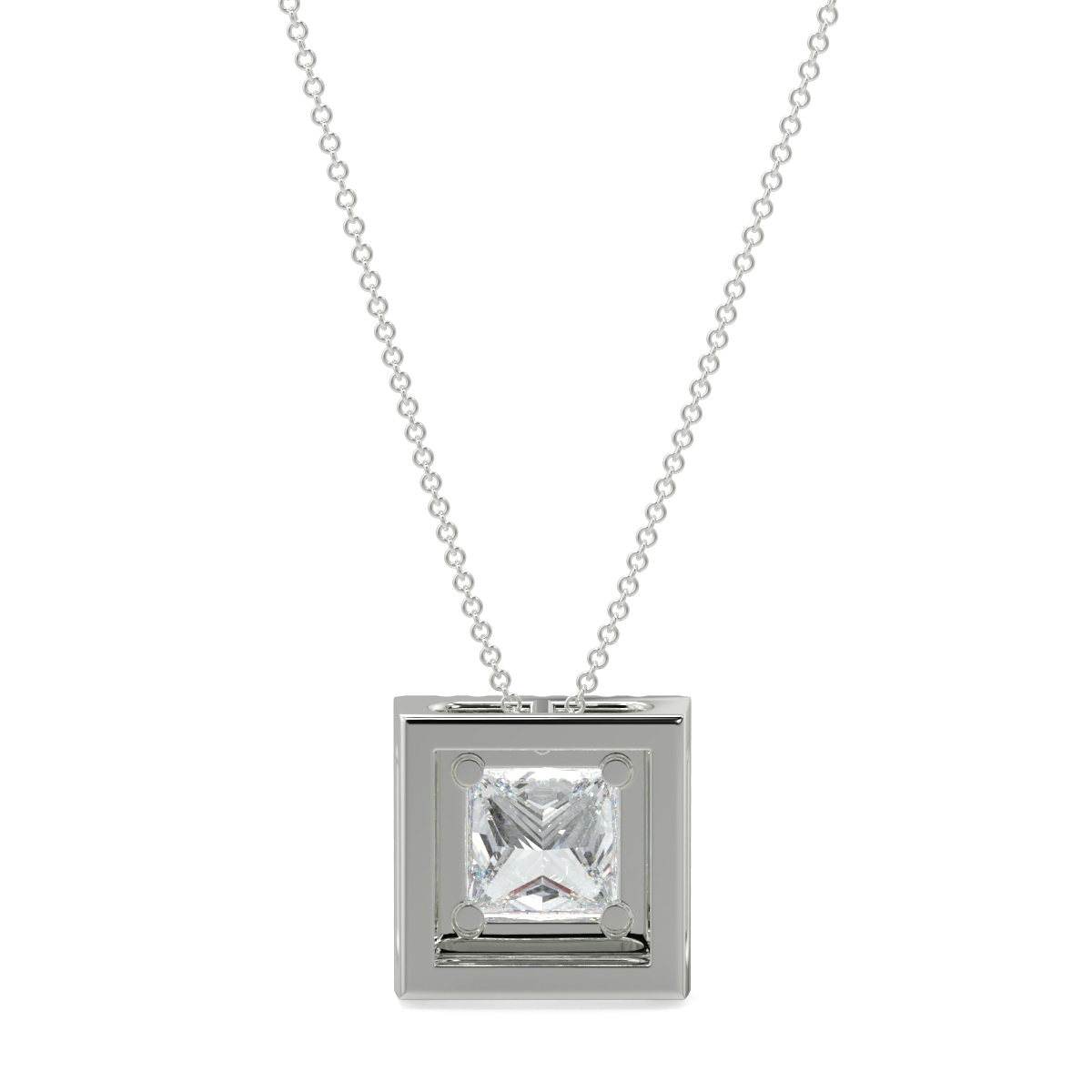 Halo Diamond Pendant