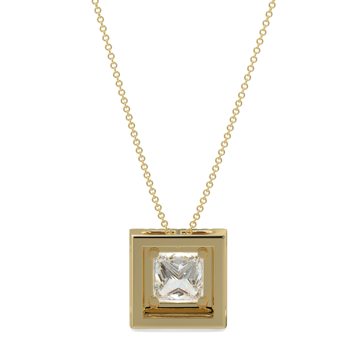 Halo Diamond Pendant