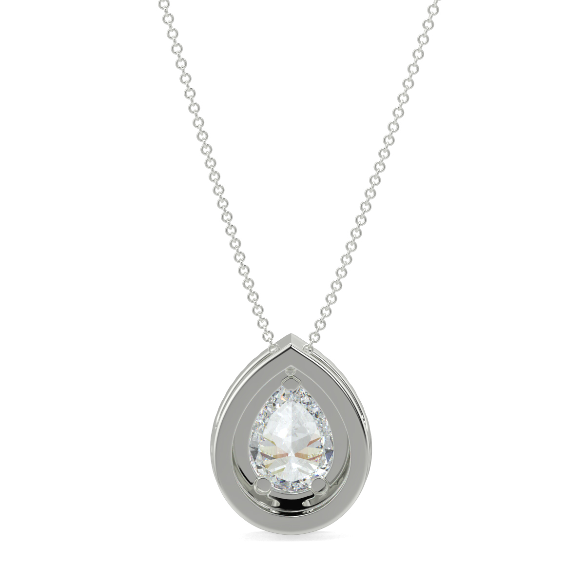 Halo Diamond Pendant