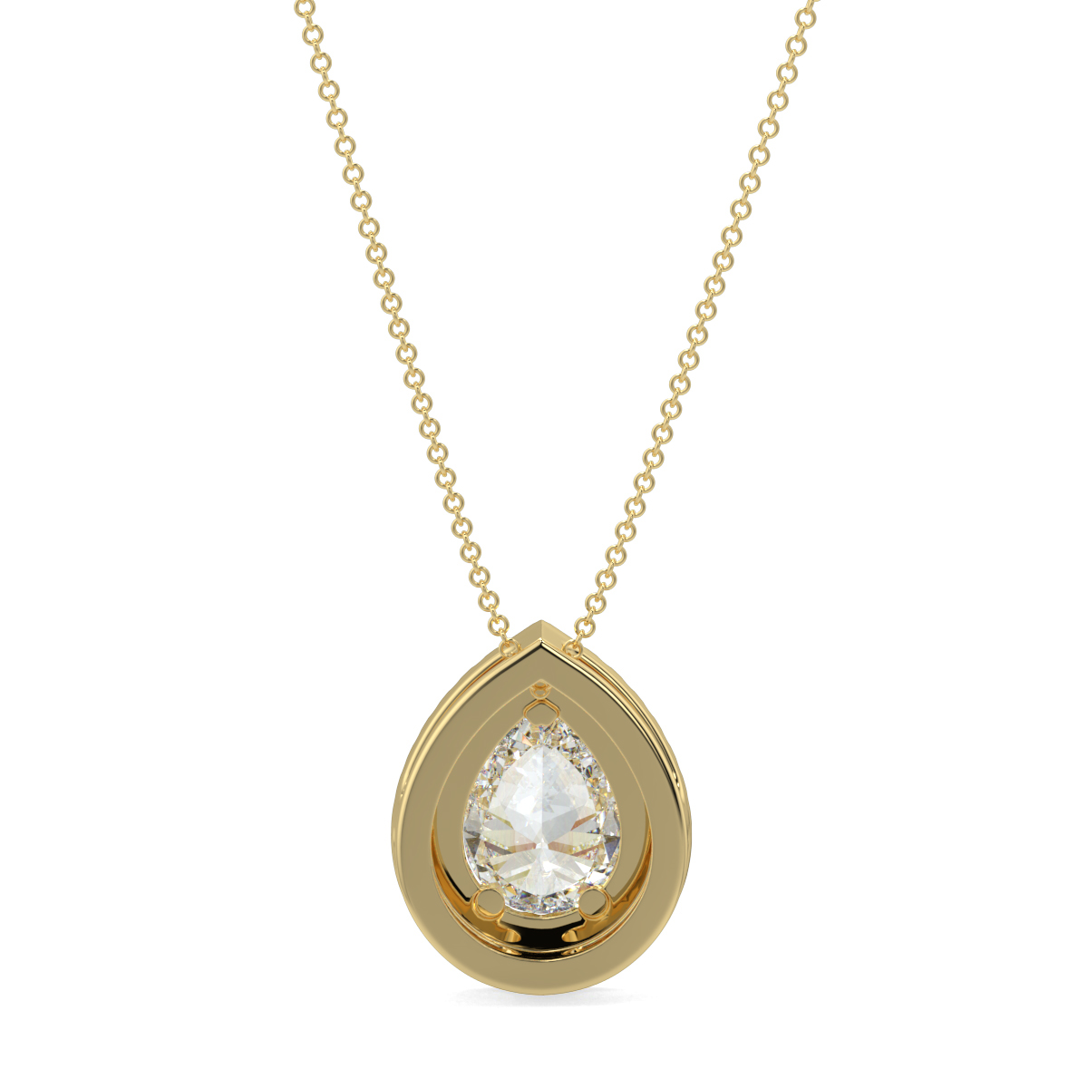 Halo Diamond Pendant