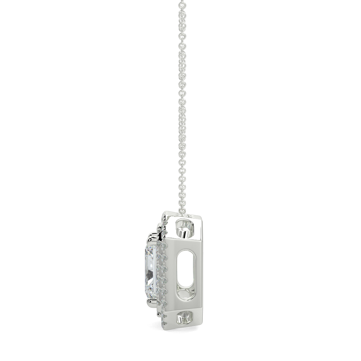 Halo Diamond Pendant
