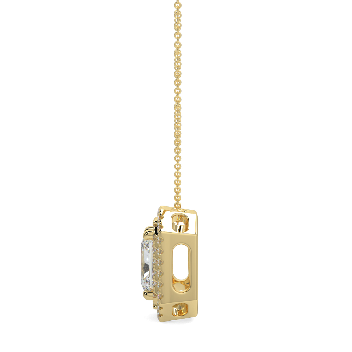 Halo Diamond Pendant