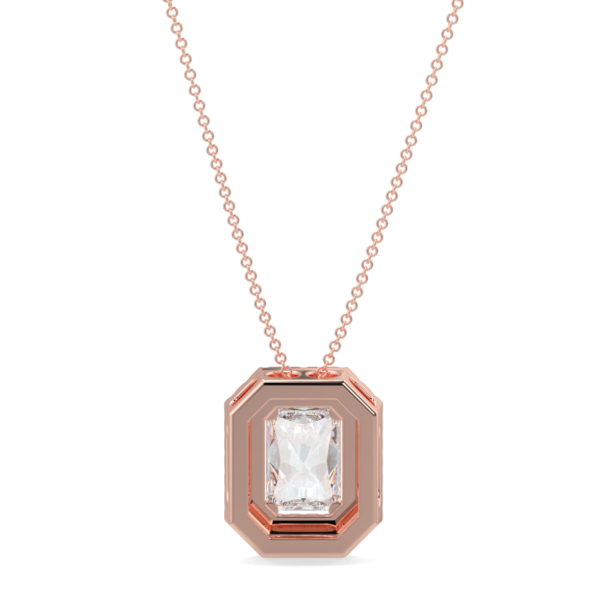 Halo Diamond Pendant