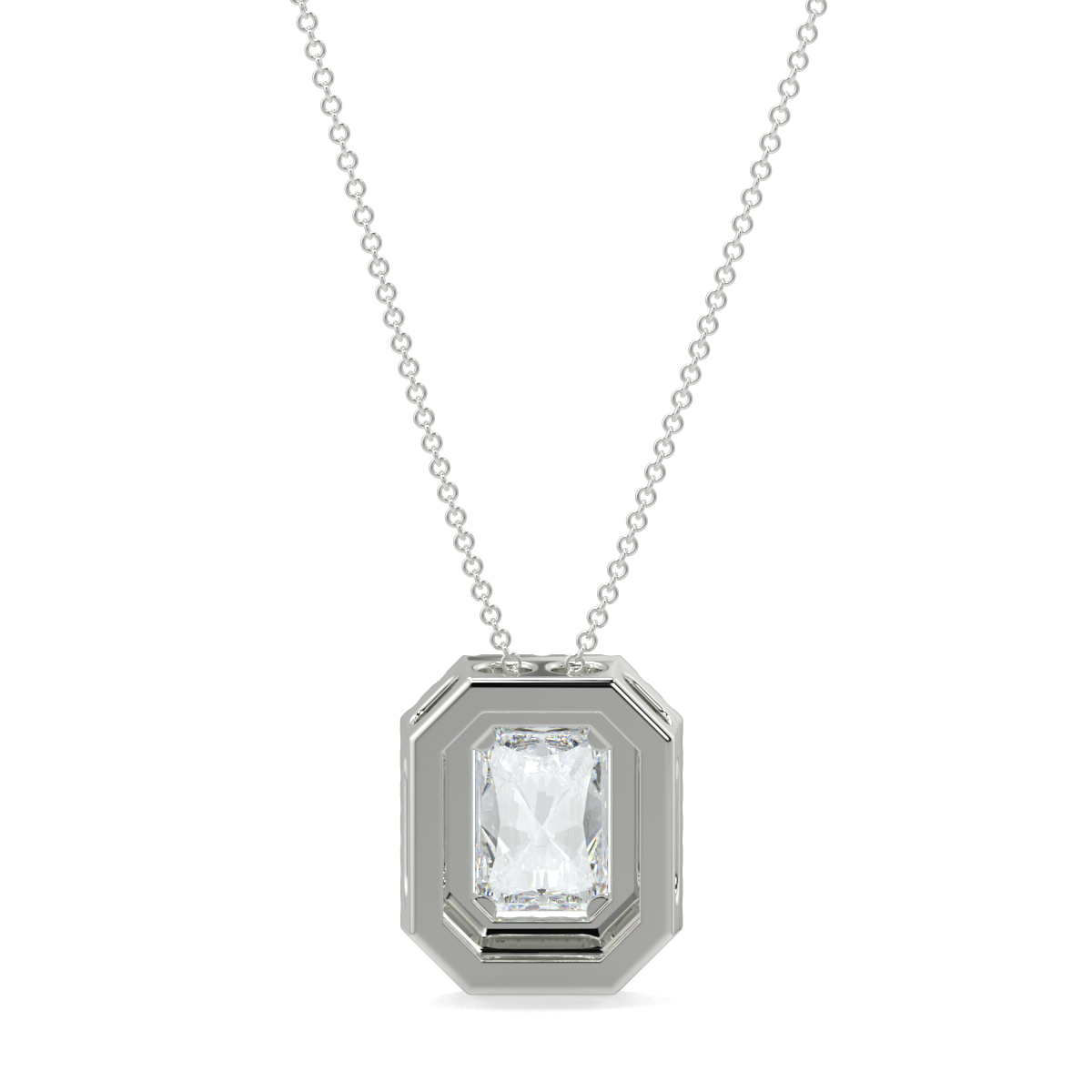 Halo Diamond Pendant