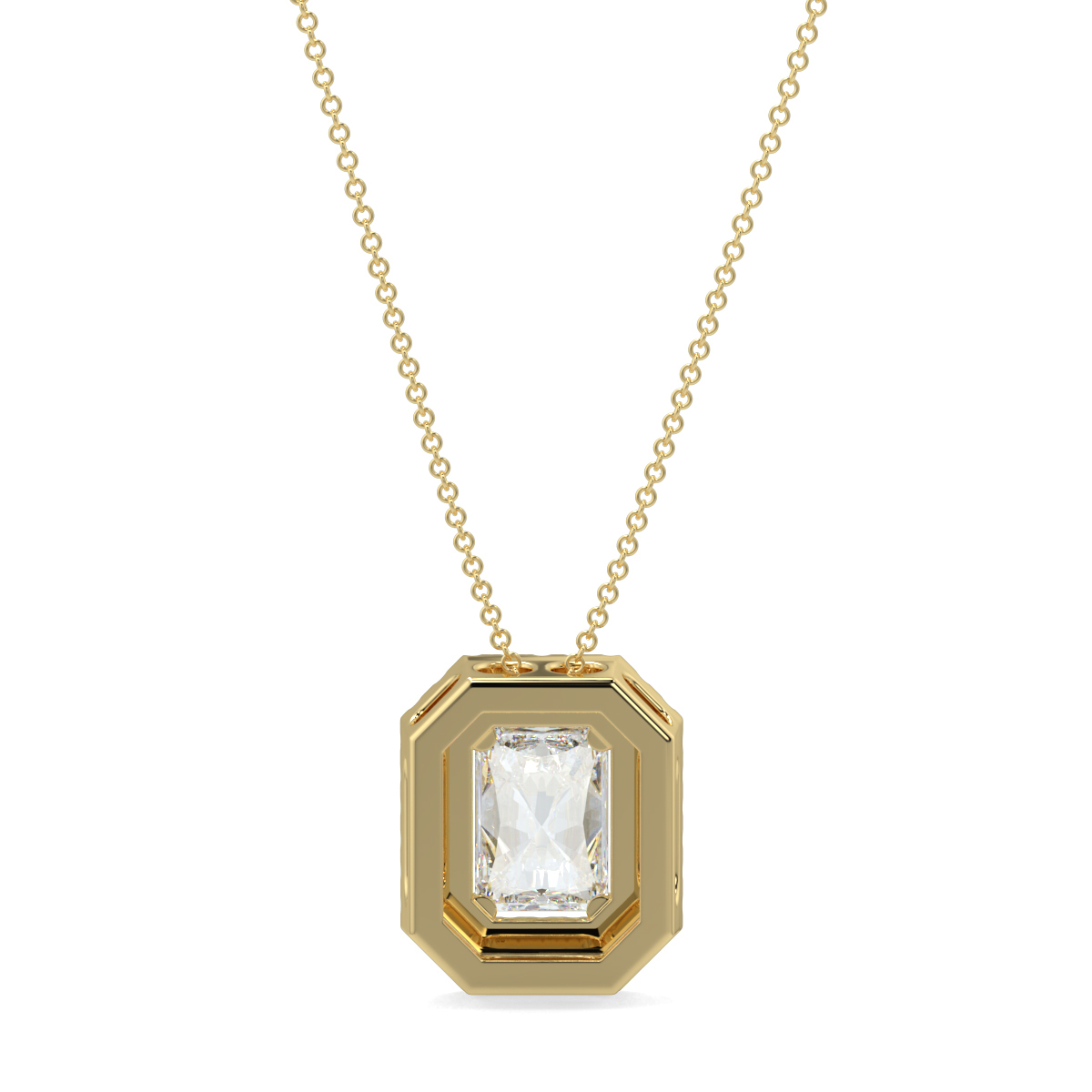 Halo Diamond Pendant