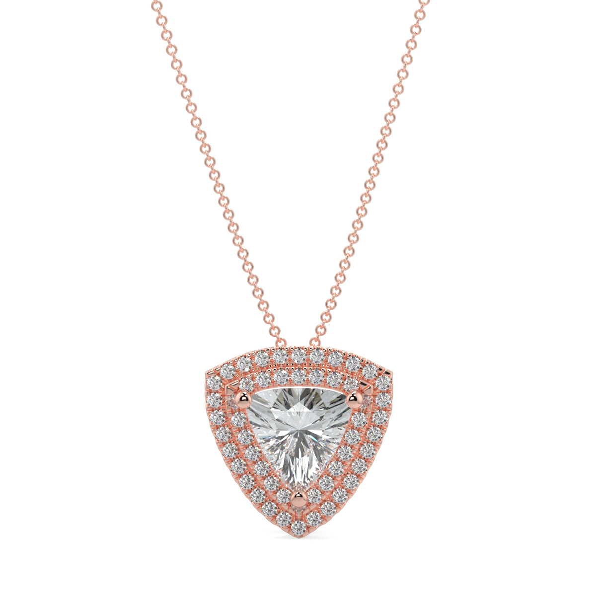 Halo Diamond Pendant