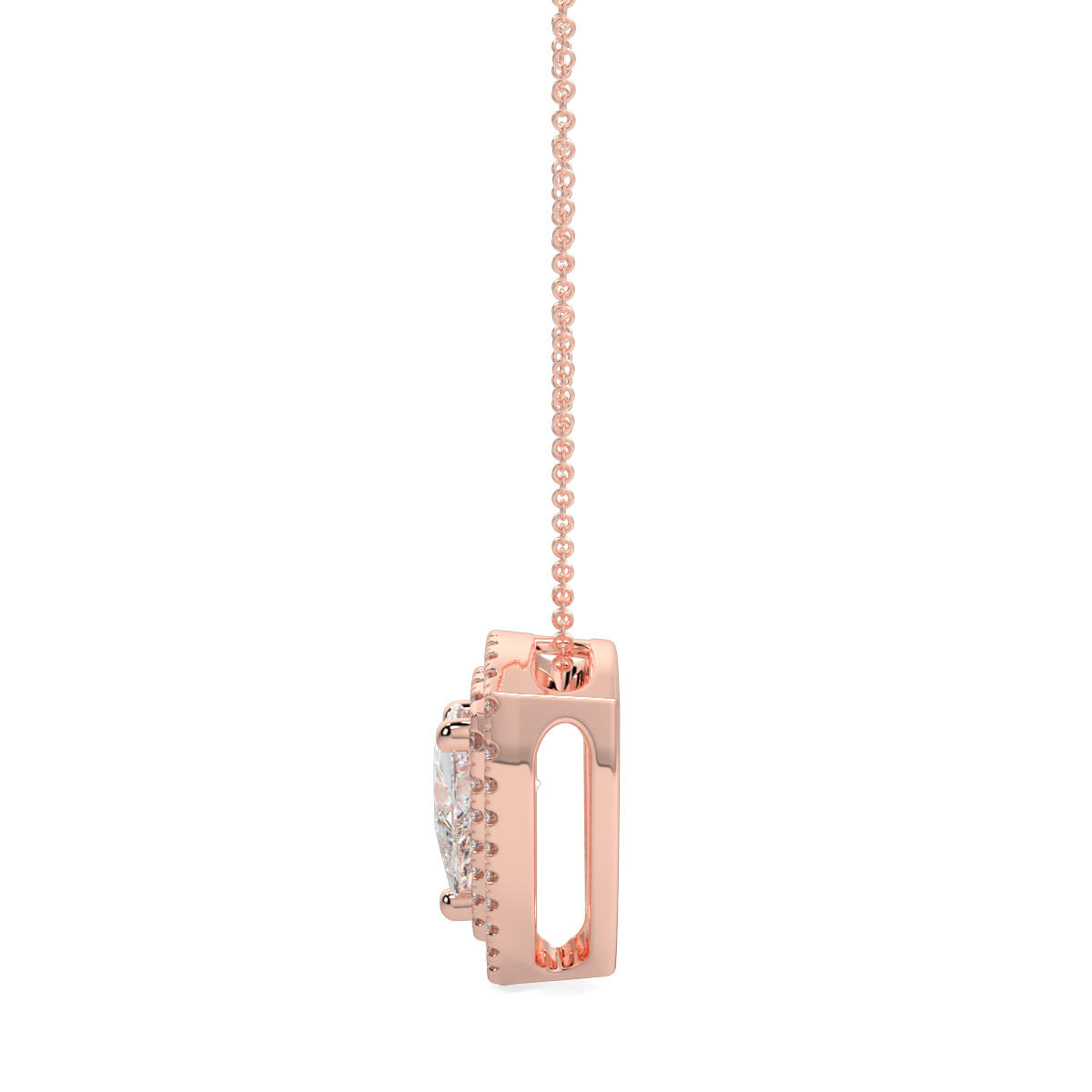 Halo Diamond Pendant