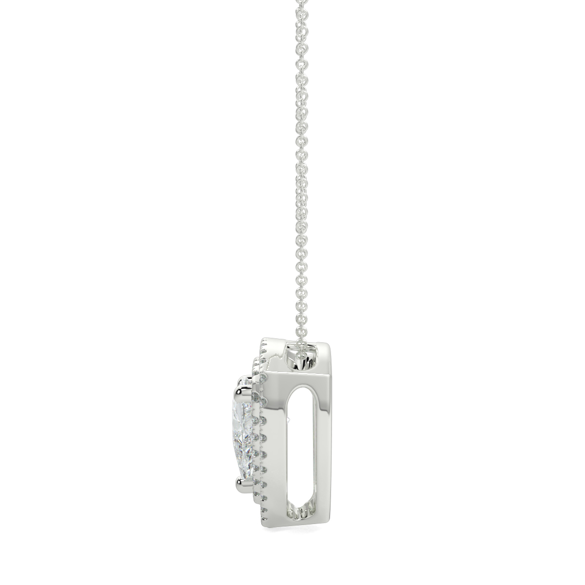Halo Diamond Pendant