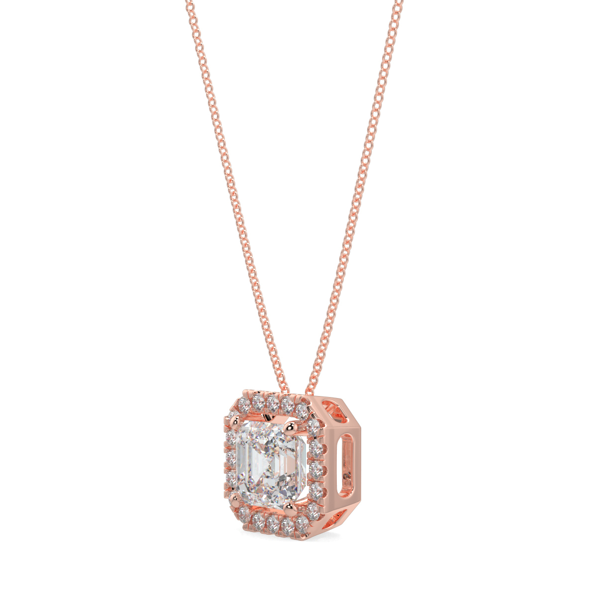 Halo Diamond Pendant