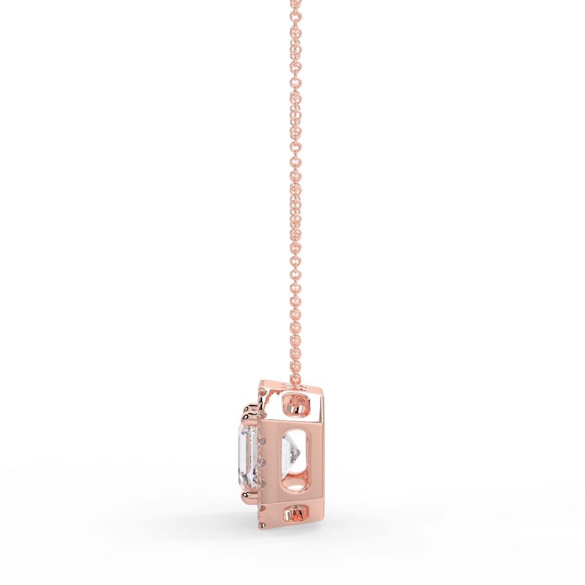 Halo Diamond Pendant