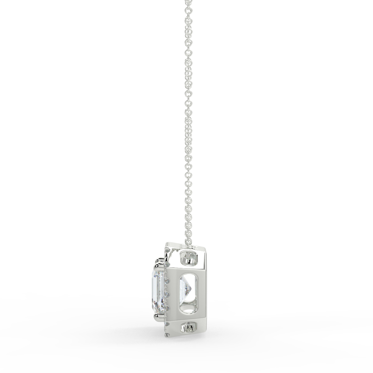 Halo Diamond Pendant
