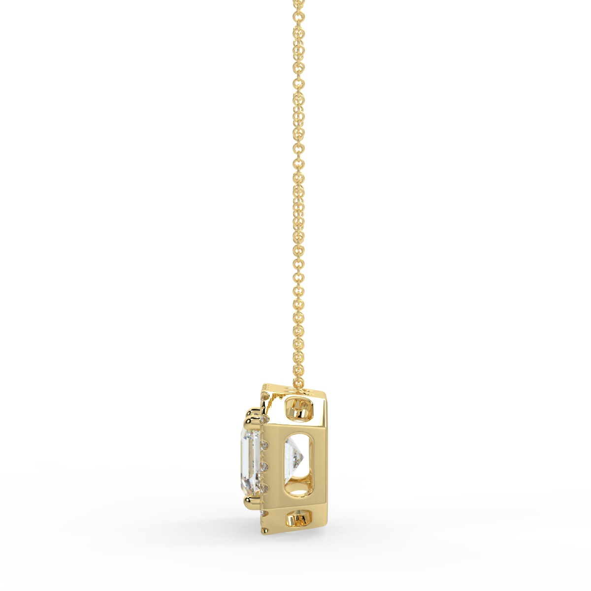 Halo Diamond Pendant
