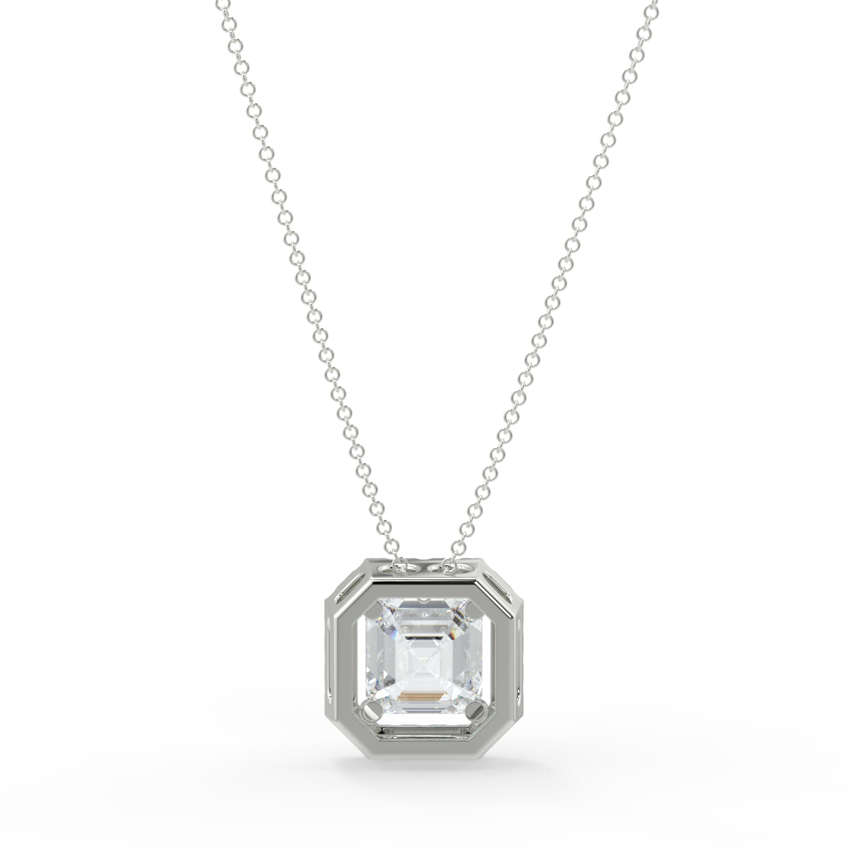 Halo Diamond Pendant