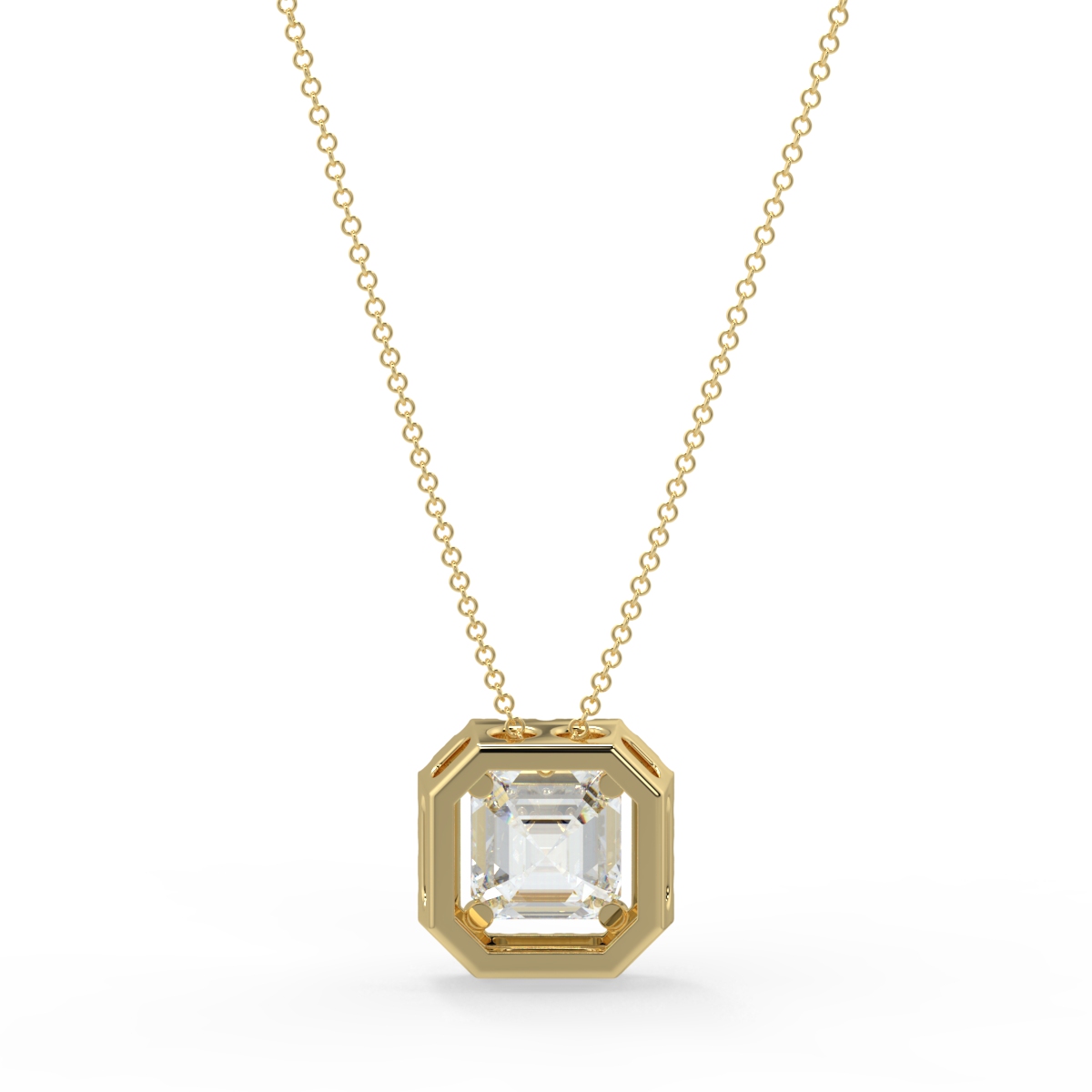 Halo Diamond Pendant