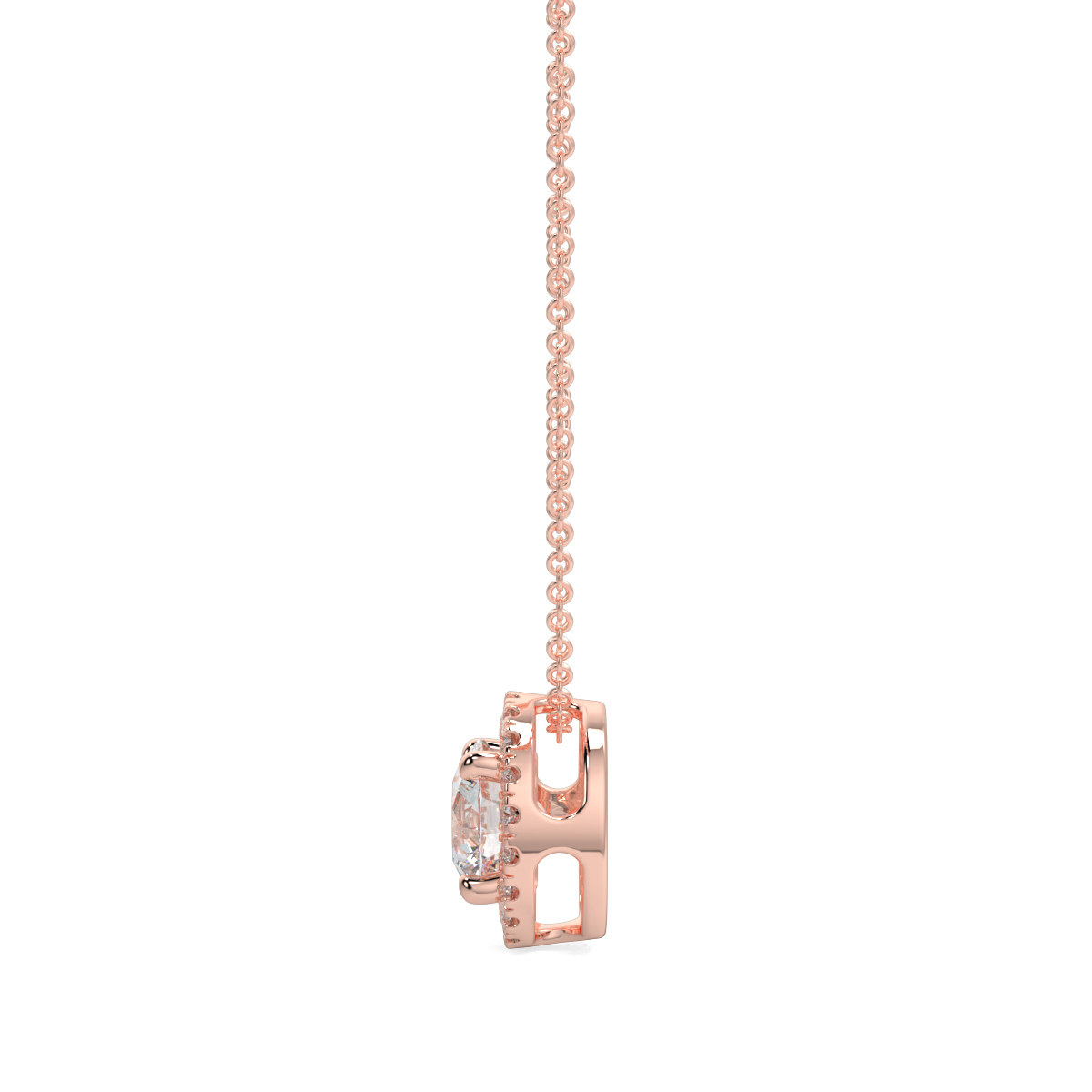 Halo Diamond Pendant